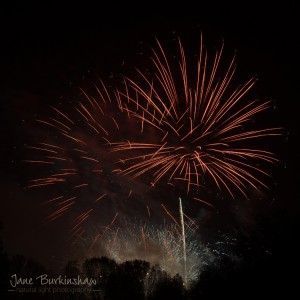 photographing firework displays